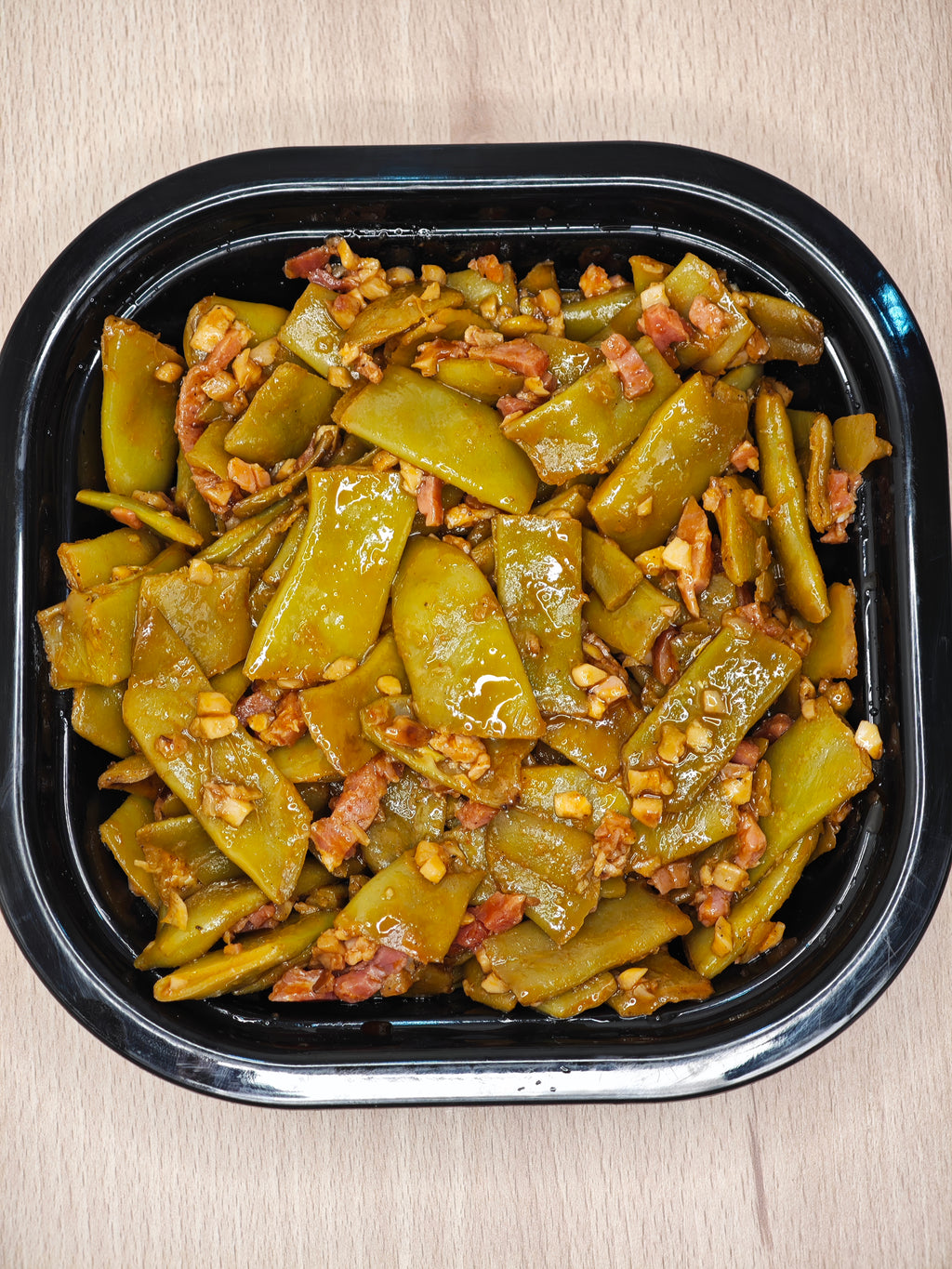 Judias Verdes Tomate y Jamón