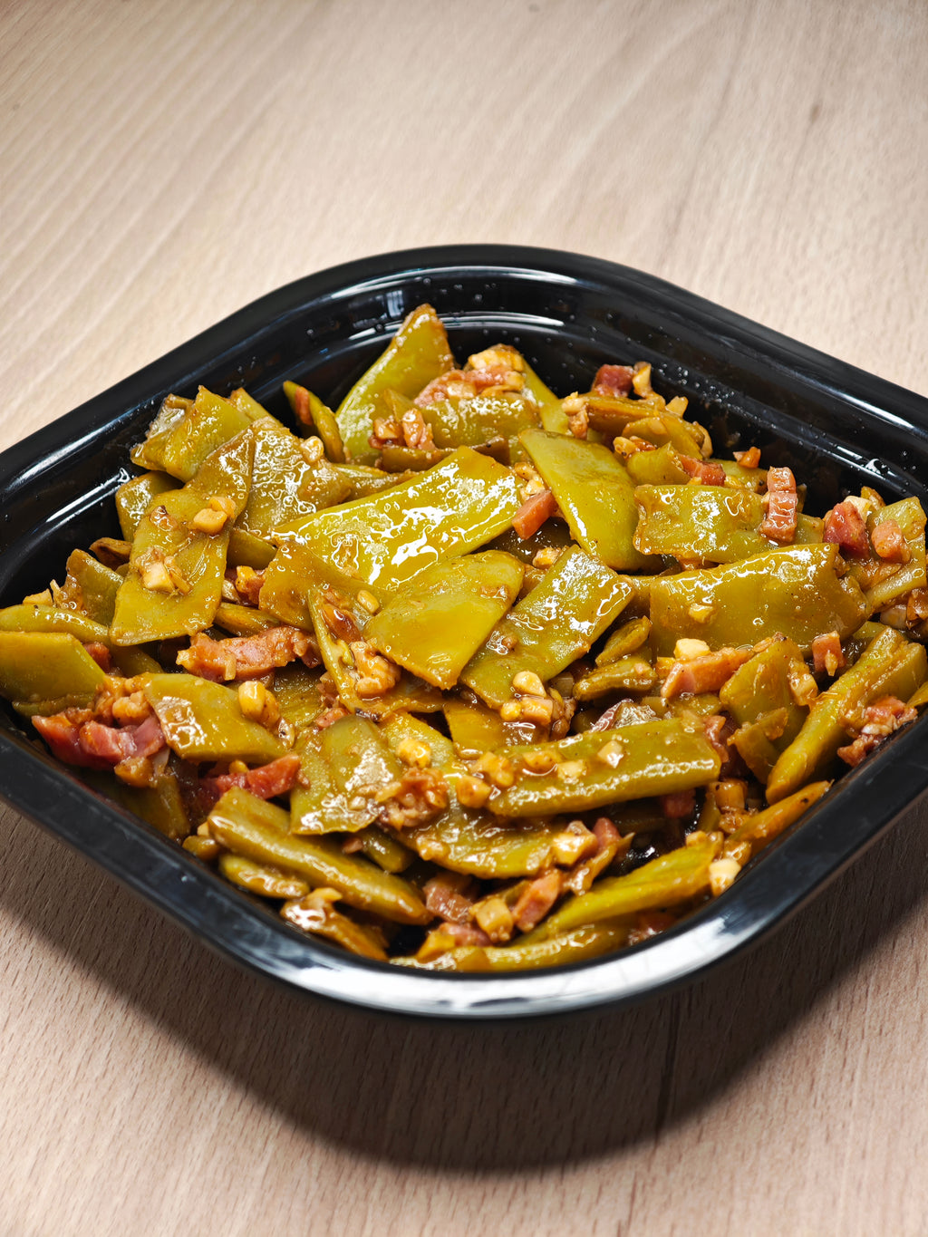 Judias Verdes Tomate y Jamón