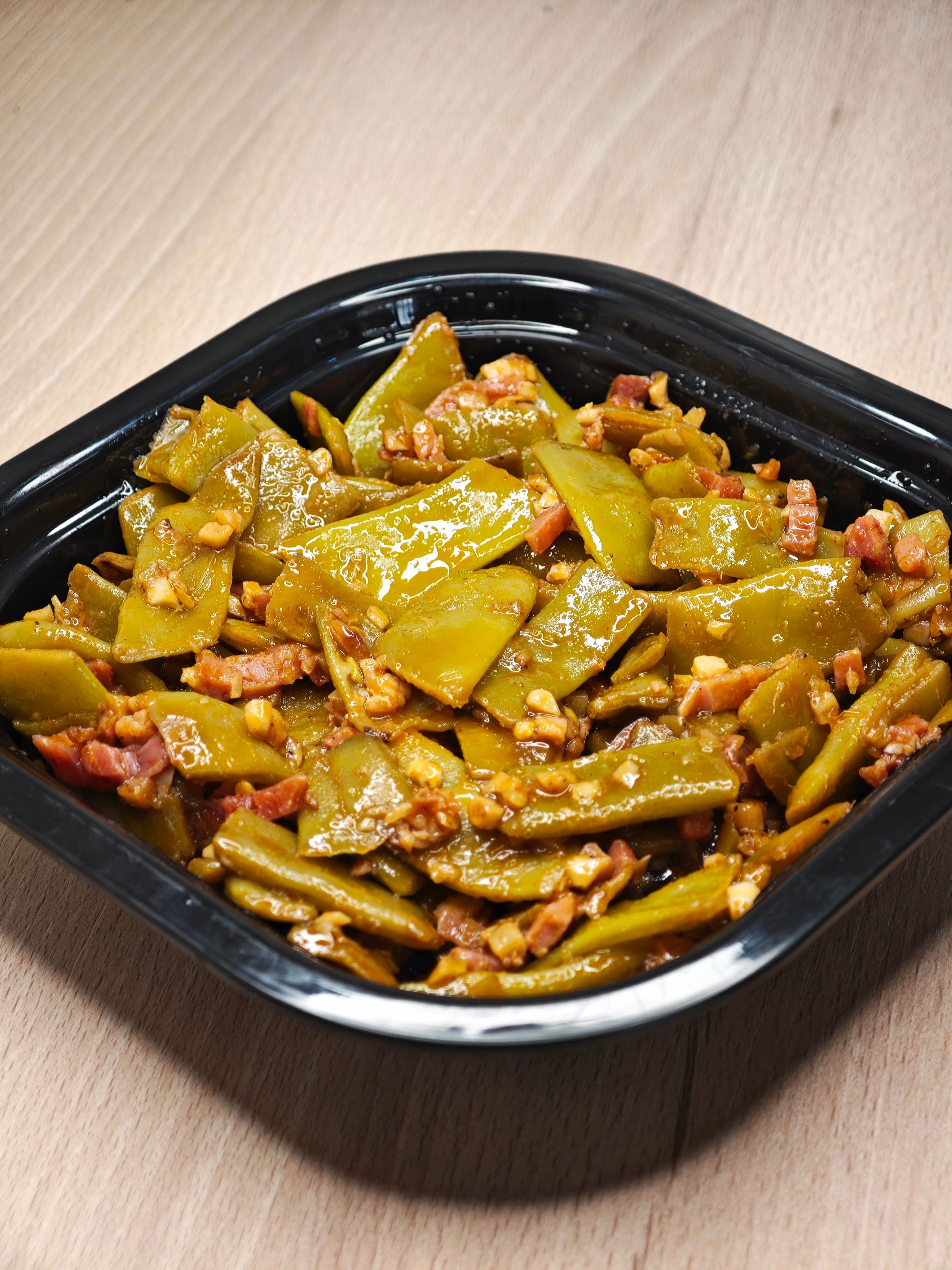 Judias Verdes Tomate y Jamón