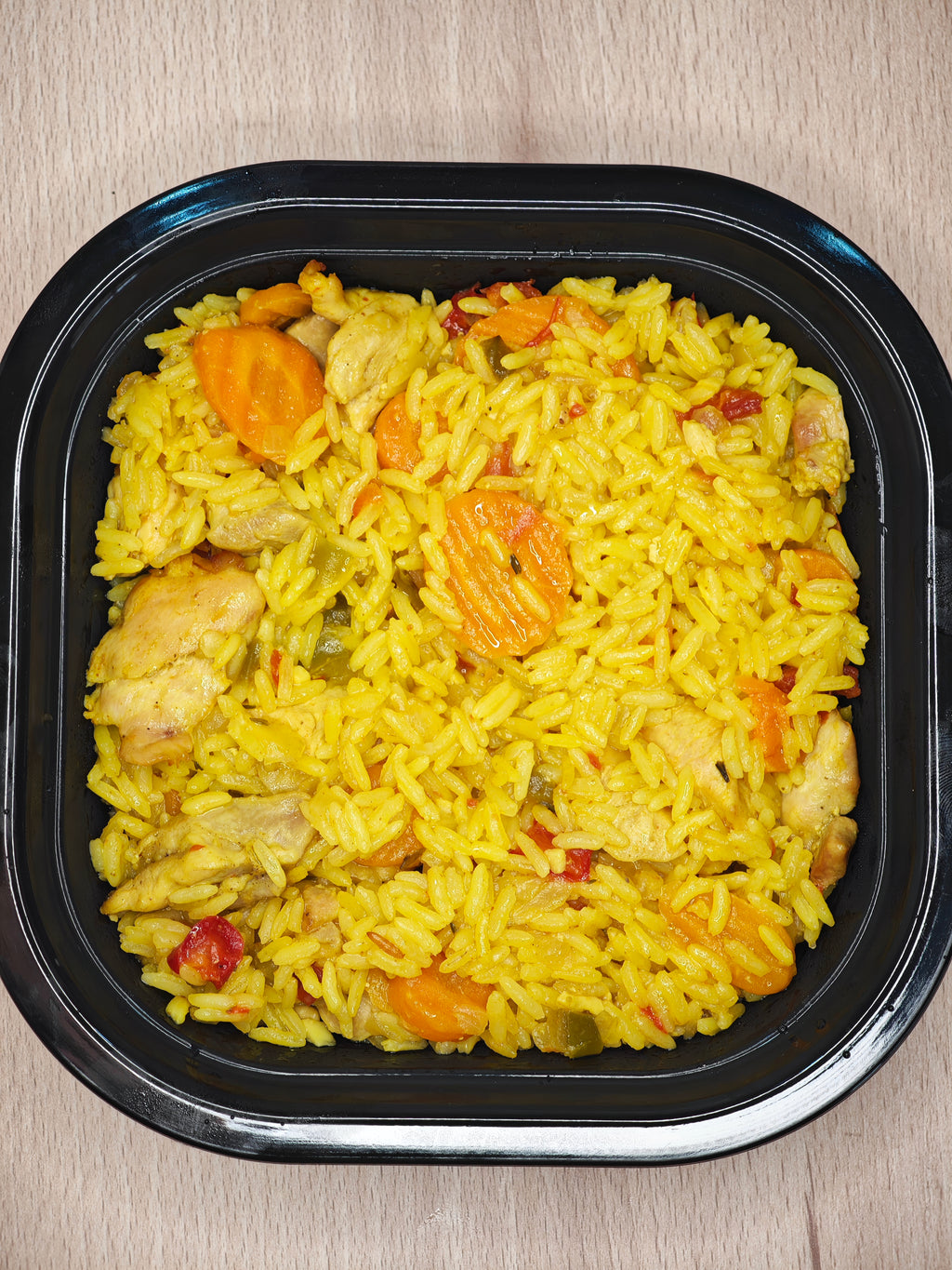 Arroz con Pollo, Verduras y Cúrcuma