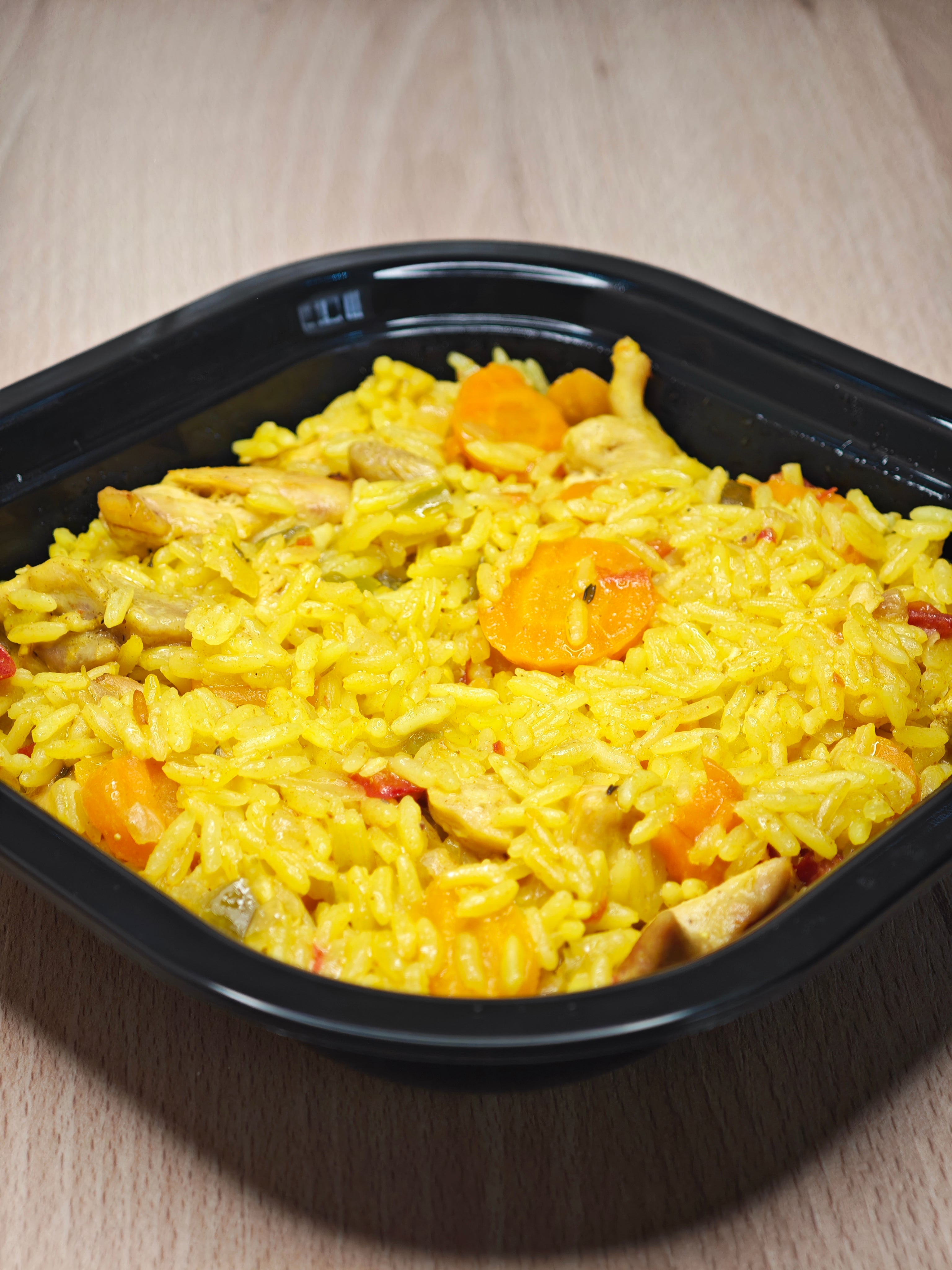 Arroz con Pollo, Verduras y Cúrcuma