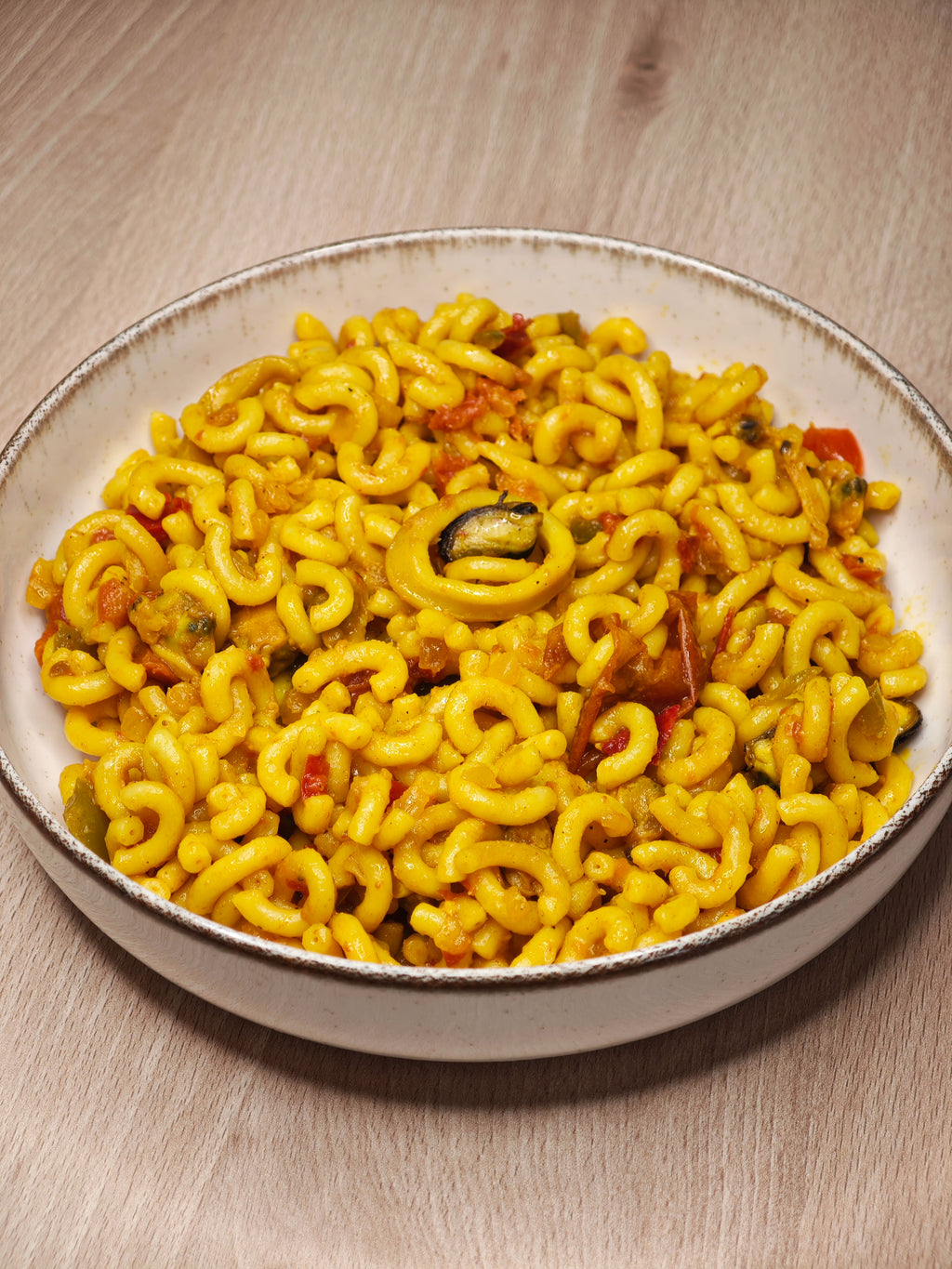 Fideuá de Sepia y Cazón