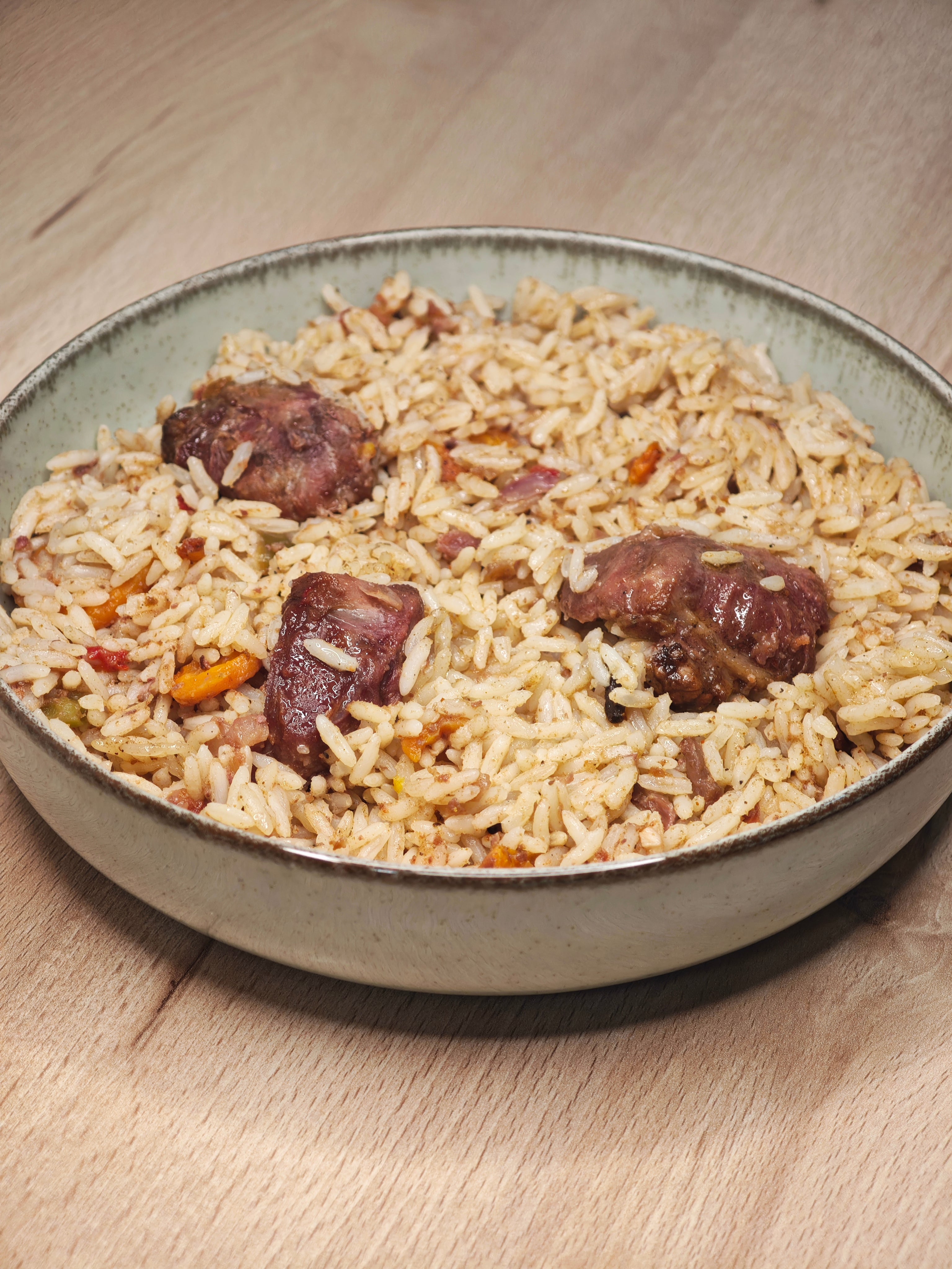 Arroz con Carrillada al Oloroso