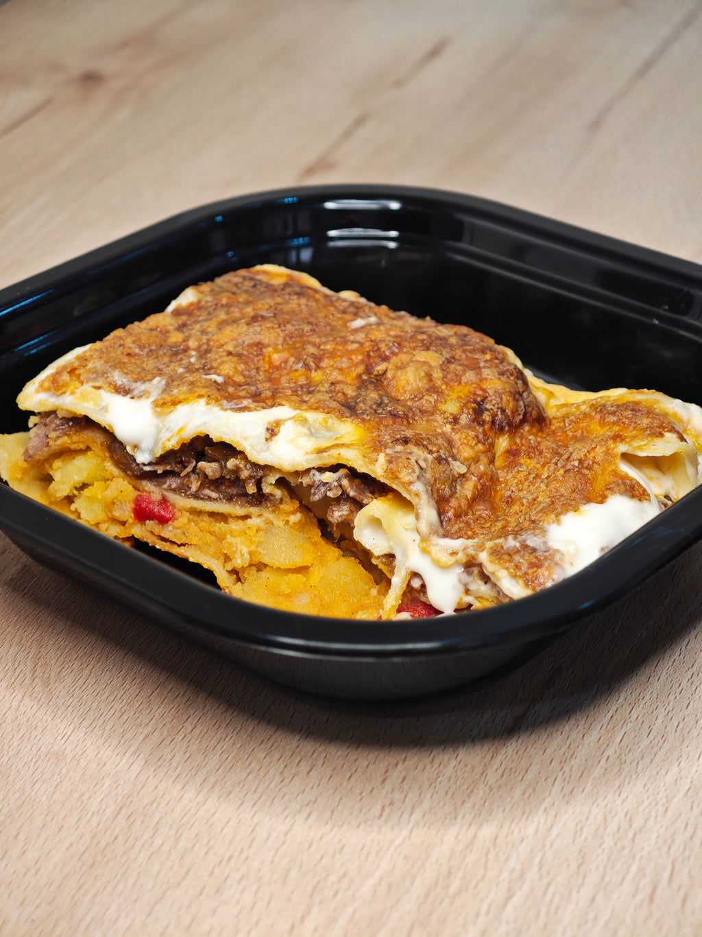 Lasaña de Rabo de Toro