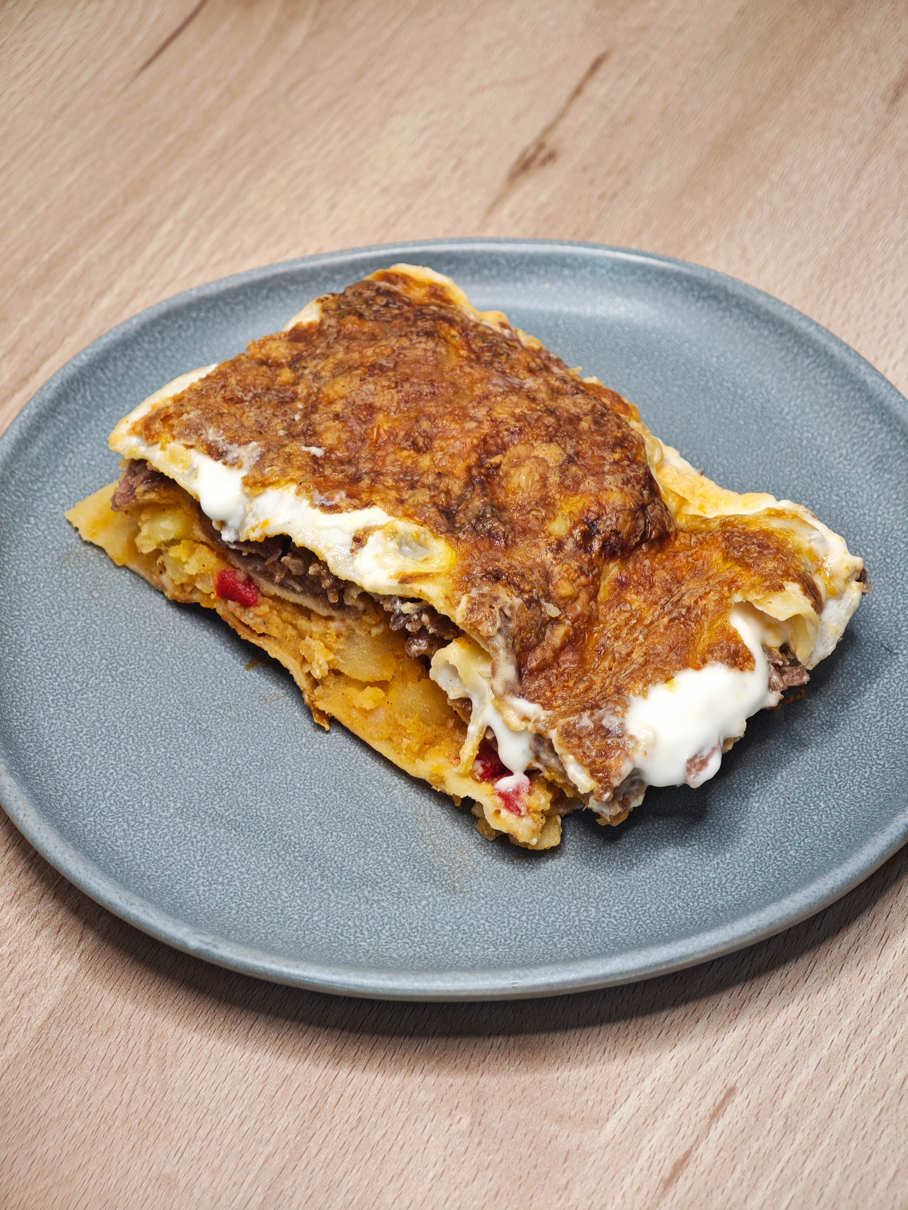 Lasaña de Rabo de Toro