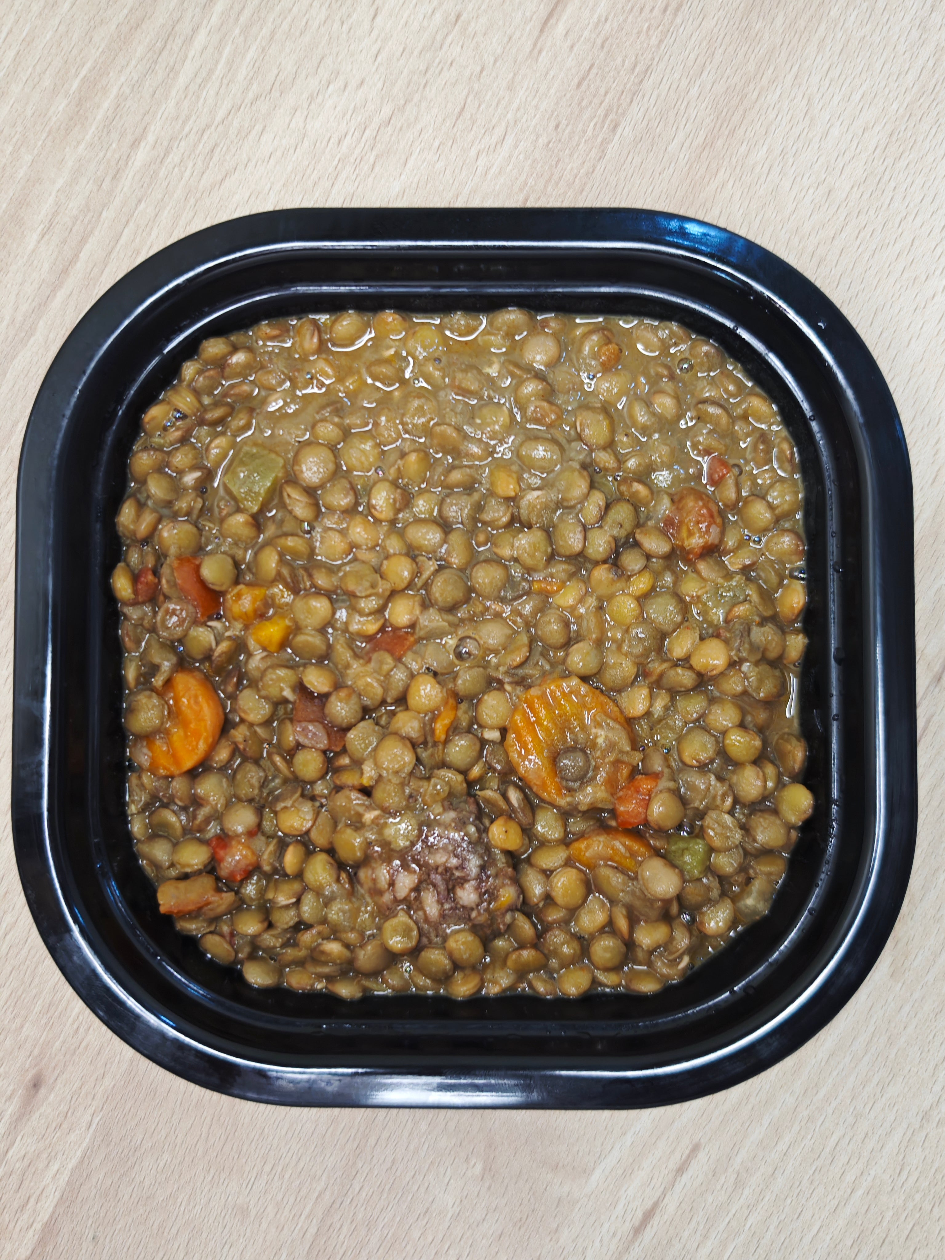 Lentejas con chorizo y Morcilla