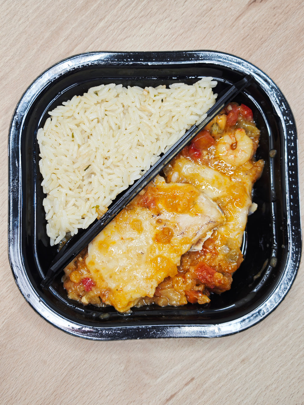 Merluza a la Marinera con Arroz