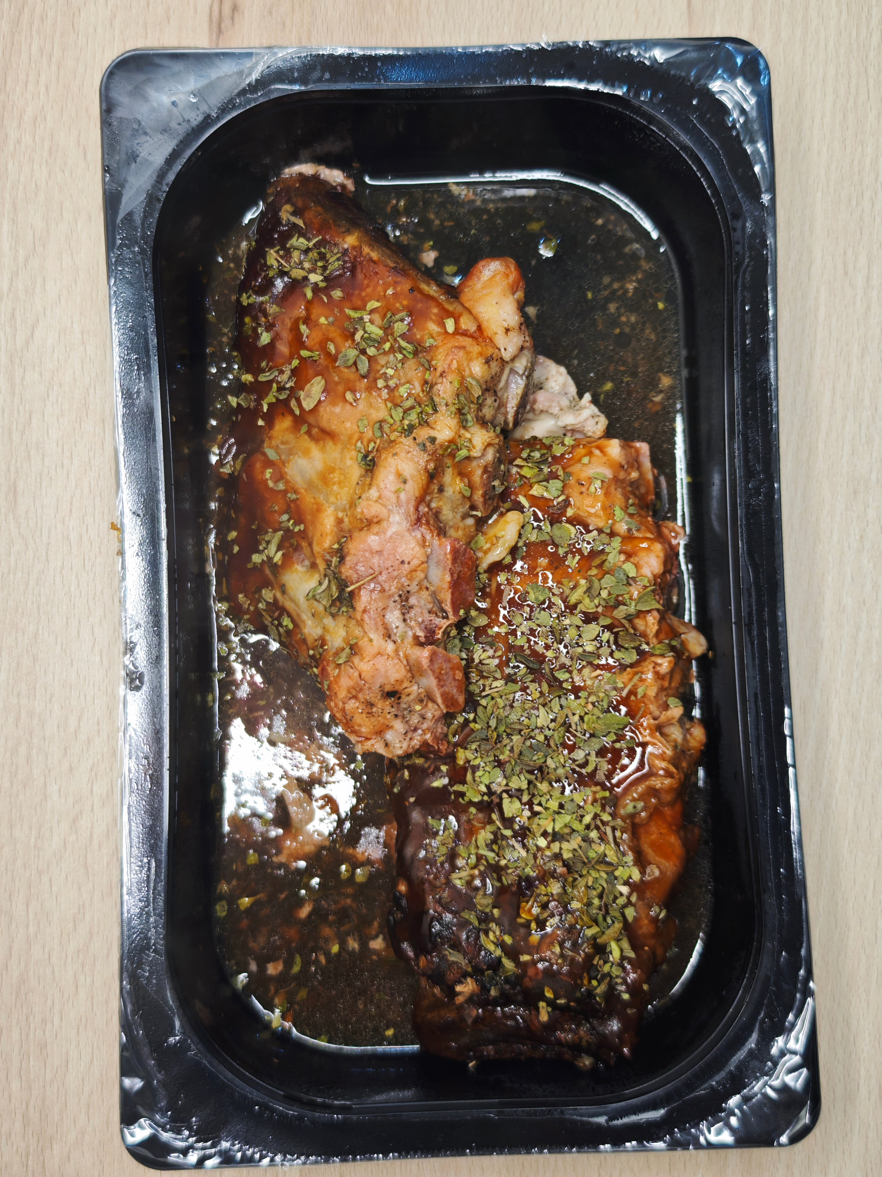 Tira de Costilla de Cerdo a la BBQ