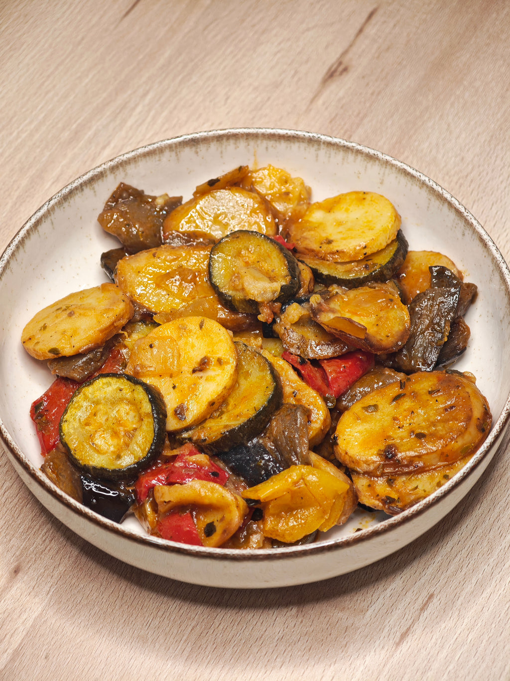 Parrillada Verduras con Tomate y Óregano